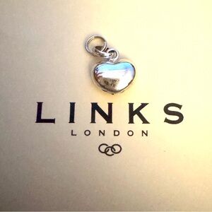 Silver Puff Heart Charm by Link of London